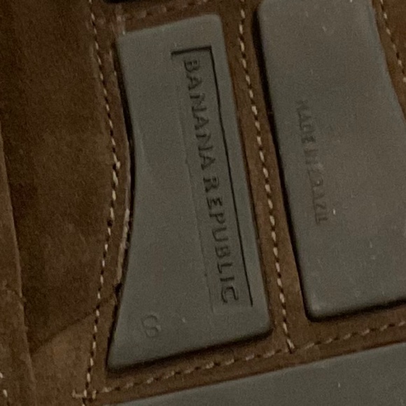 Banana Republic Boot Shearling  Driving Brown Suede Size 8 NWOT - Picture 11 of 11